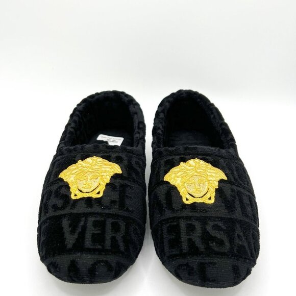 Versace Monogram Medusa Motif Slippers Unisex Men's 6 / Women's 7.5 - Picture 3 of 13